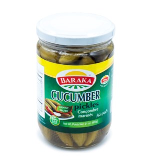 Cucumber Pickles "BARAKA"  660 g * 12
